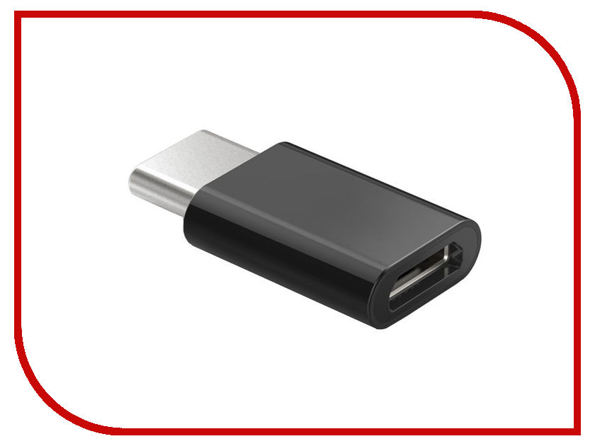 фото Аксессуар Dialog Micro USB Type-B на USB Type-C Black CU-0001