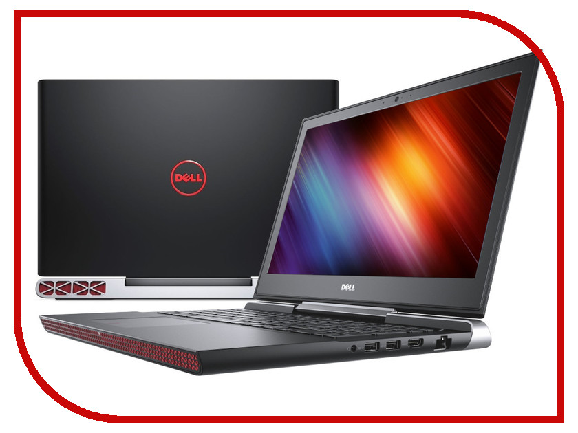 фото Ноутбук Dell Inspiron 7567 7567-2049 (Intel Core i5-7300HQ 2.5 GHz/8192Mb/256Gb SSD/nVidia GeForce GTX 1050 4096Mb/Wi-Fi/Bluetooth/Cam/15.6/1920x1080/Linux)