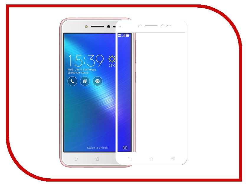 

Аксессуар Защитное стекло CaseGuru для ASUS ZenFone Live ZB501KL Full Screen 0.33mm White