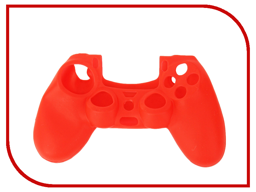 фото Чехол Apres Silicone Case Cover for PS4 Dualshock Red