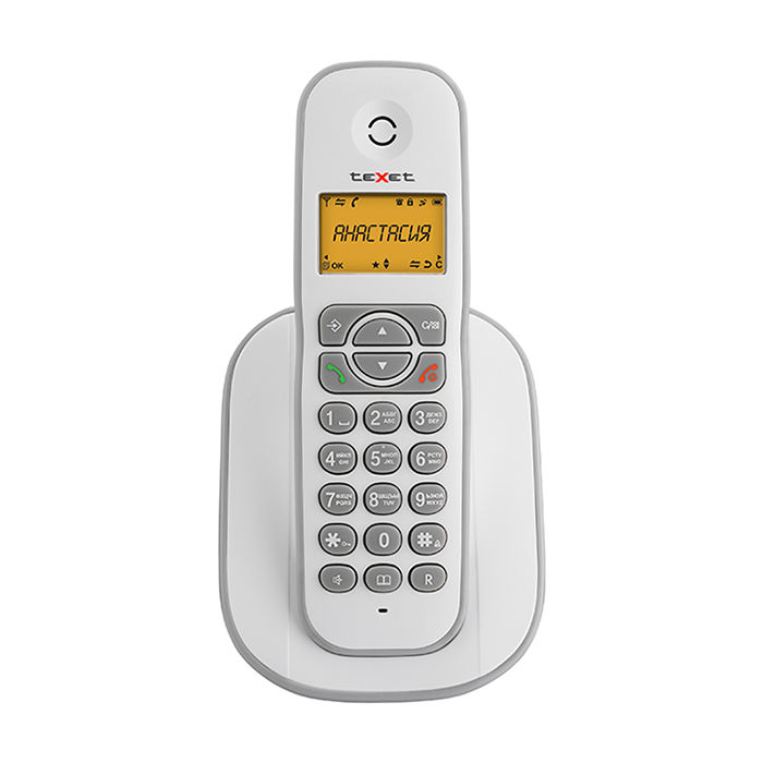 Радиотелефон teXet TX-D4505A White-Grey