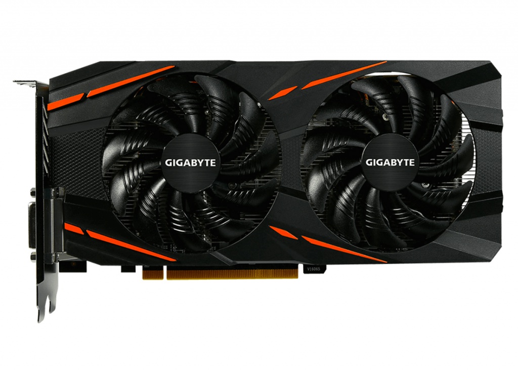 фото Видеокарта Gigabyte Radeon RX 580 Gaming 4G 1355Mhz PCI-E 4096Mb 7000Mhz 256bit DVI-D HDMI OEM GV-RX580GAMING-4GD-MI