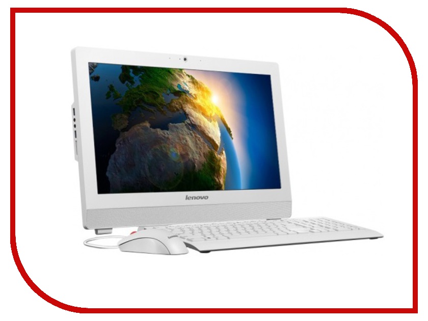 фото Моноблок Lenovo S200z 10K5001YRU White (Intel Celeron J3060 1.6 GHz/2048Mb/500Gb/DVD-RW/Intel HD Graphics /Wi-Fi/Bluetooth/Cam/19.5/1600x900/DOS)