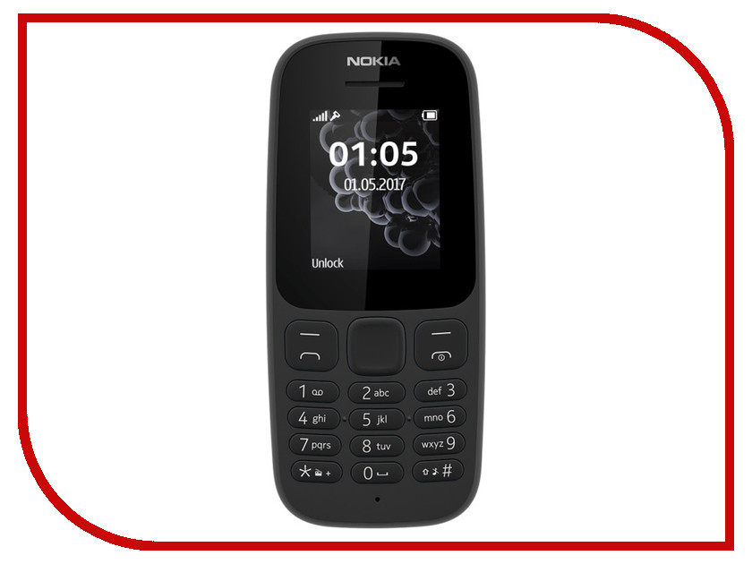 фото Сотовый телефон Nokia 105 TA-1010 Black