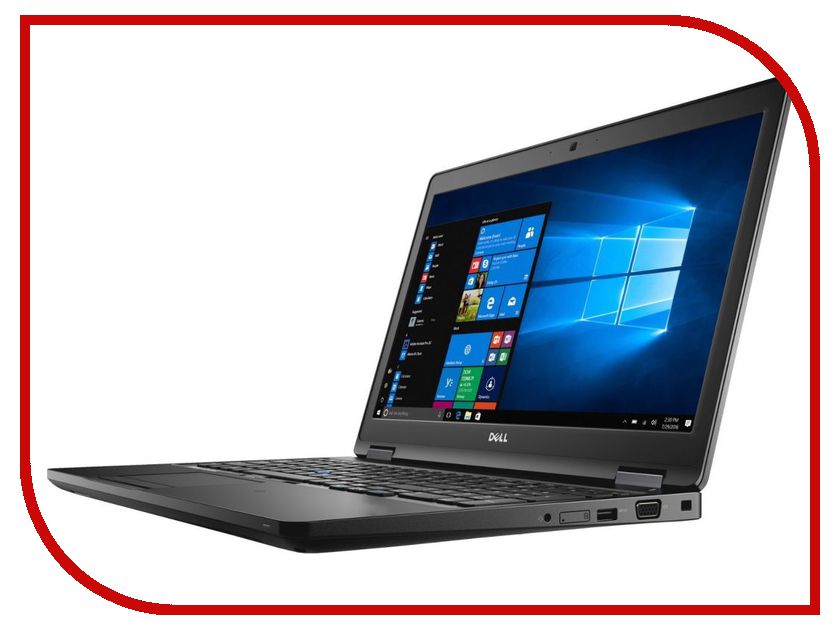 фото Ноутбук Dell Latitude 5580 5580-9231 (Intel Core i5-7440HQ 2.8GHz/8192Mb/512Gb SSD/nVidia GeForce 940MX 2048Mb/Wi-Fi/Bluetooth/Cam/15.6/1920x1080/Windows 10 64-bit)