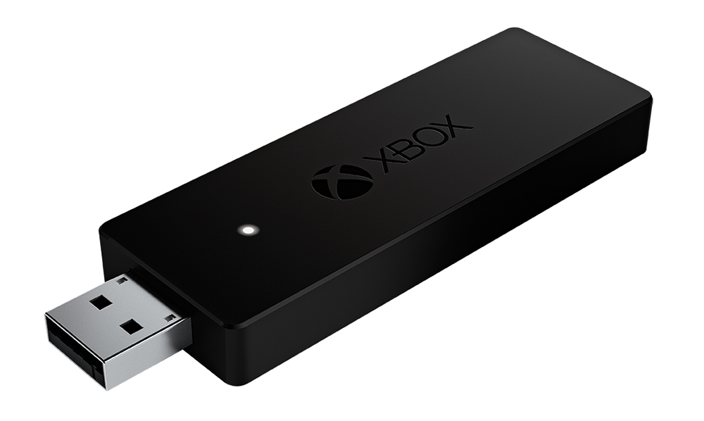 фото Беспроводной адаптер геймпада Microsoft XBOX для Windows 10