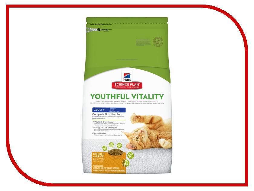 

Корм Hills Youthful Vitality Курица 1.5kg для пожилых кошек 10993