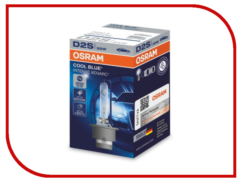 фото Лампа OSRAM Xenarc Cool Blue Intense D2S 85V-35W 66240CBI-HCB (2 штуки)