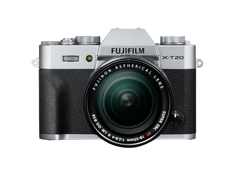 фото Фотоаппарат fujifilm x-t20 kit 18-55 mm silver