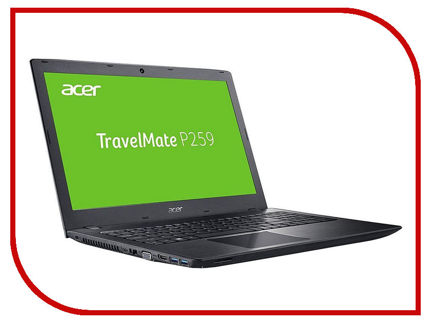 фото Ноутбук Acer TravelMate TMP259-MG-37U2 NX.VE2ER.022 Black (Intel Core i3-6006U 2.0 GHz/4096Mb/128Gb SSD/No ODD/nVidia GeForce 940M 2048Mb /Wi-Fi/Cam/15.6/Linux)