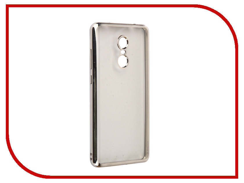 фото Аксессуар Чехол Xiaomi Redmi Note 4X iBox Blaze Silicone Silver frame