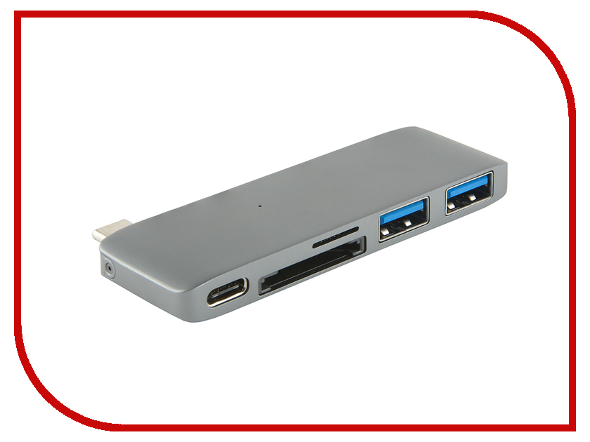 

Адаптер Red Line Type-C Multiport Adapter Grey УТ000012173, Type-C Multiport Adapter