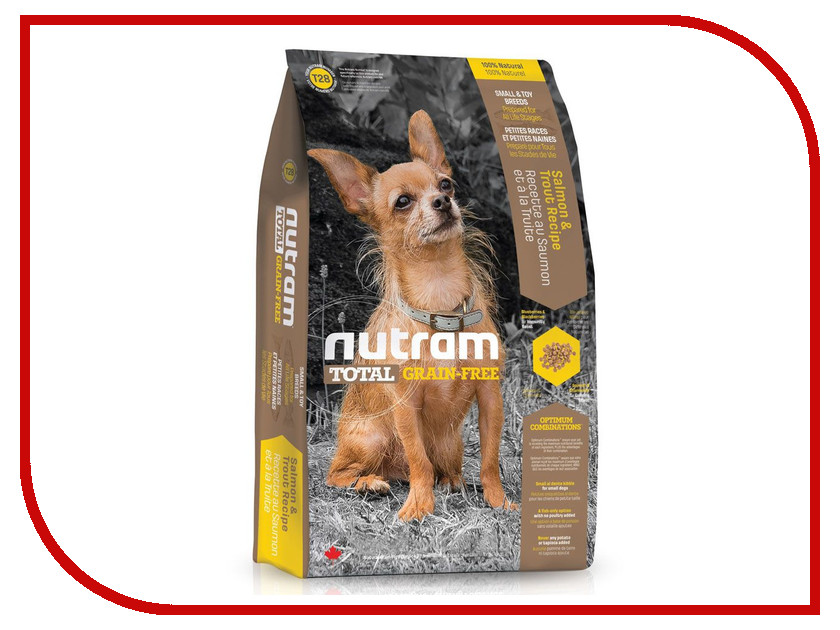 

Корм Nutram Grain Free Small Toy Breeds Форель и лосось 6.8kg для собак CDK2749