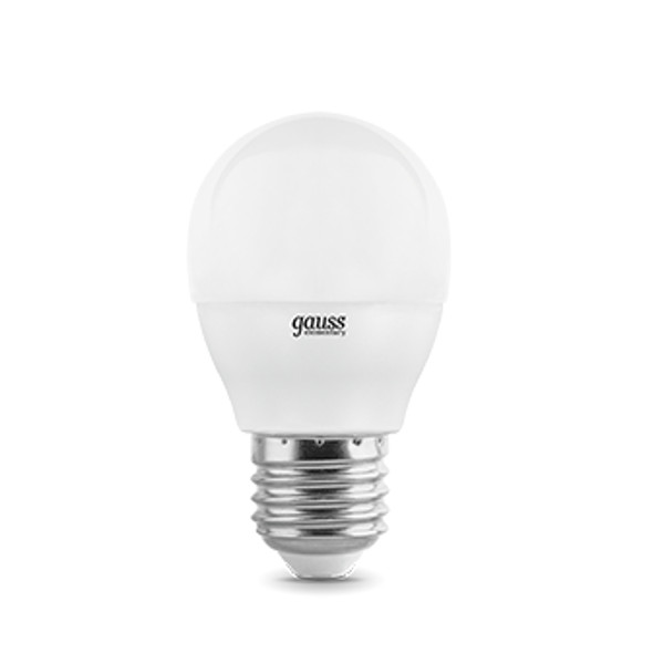 

Лампочка Gauss Elementary Globe E27 8W 3000K 53218, 53218