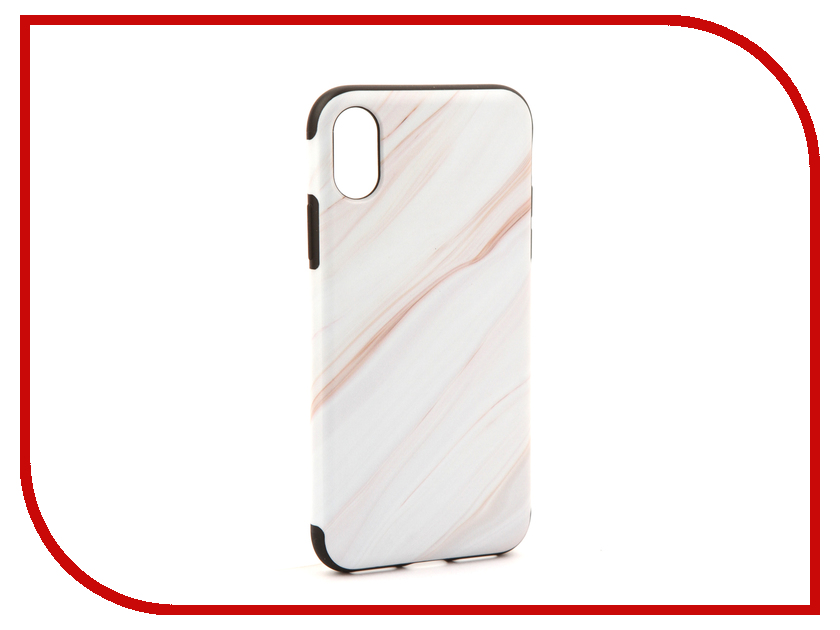 фото Аксессуар Чехол Rock Origin Grained для iPhone 8 Stone White 07905