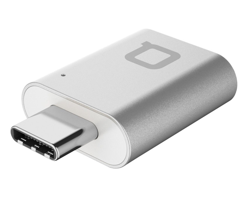 фото Аксессуар Nonda Mini Adapter USB-C to USB 3.0 Silver MI22SLRN