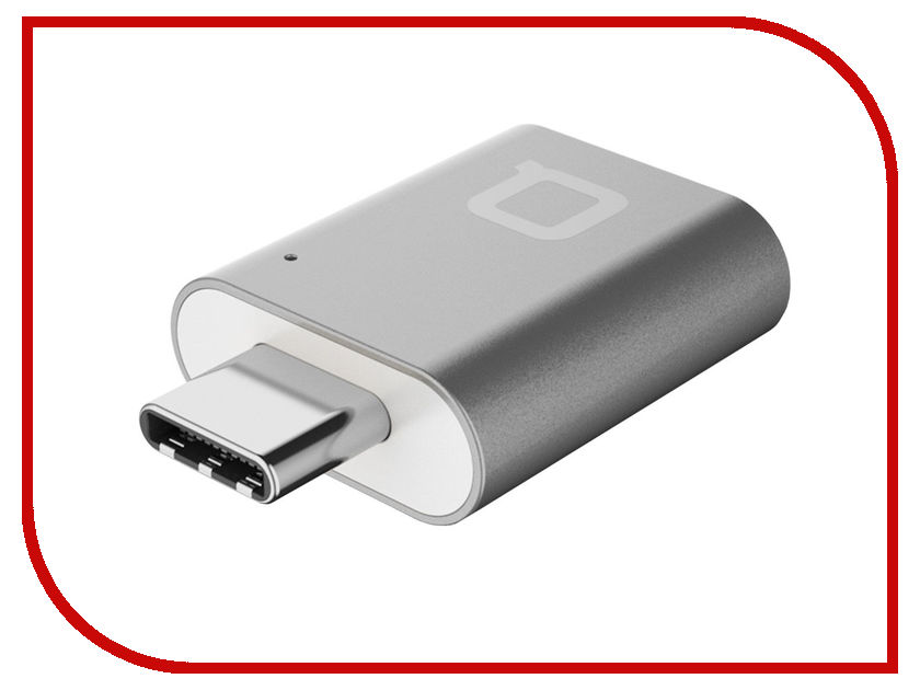 

Аксессуар Nonda Mini Adapter USB-C to USB 3.0 Gray Space MI22SGRN