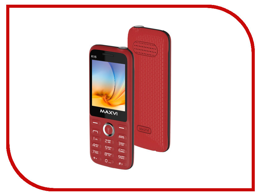 фото Сотовый телефон Maxvi K15 Red