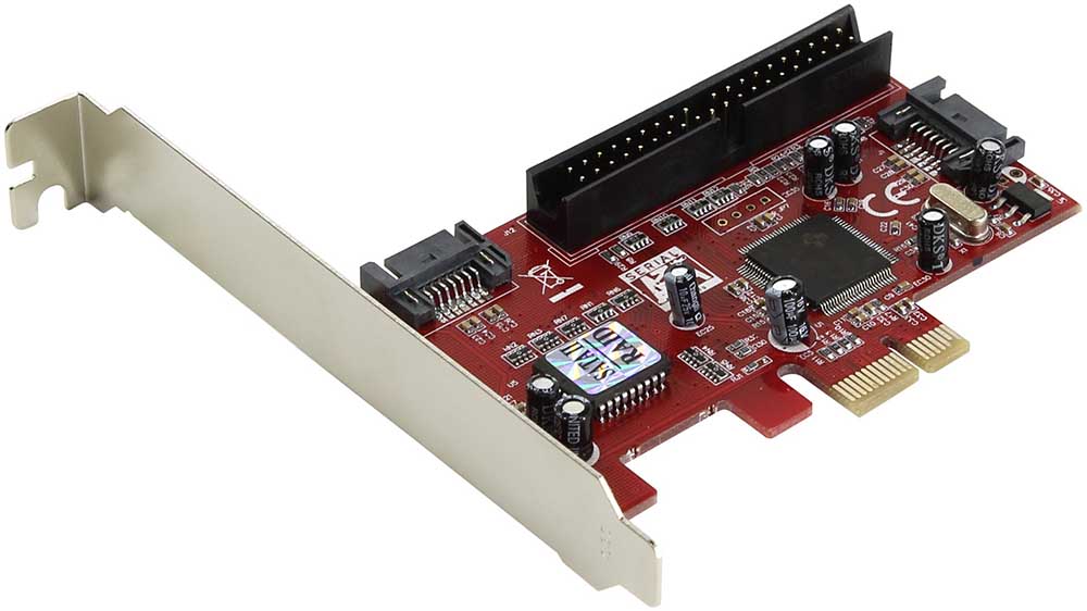 

Контроллер Espada PCI-E SATA2 2port + eSata 2port+IDE RAID JMB363 PCIE005