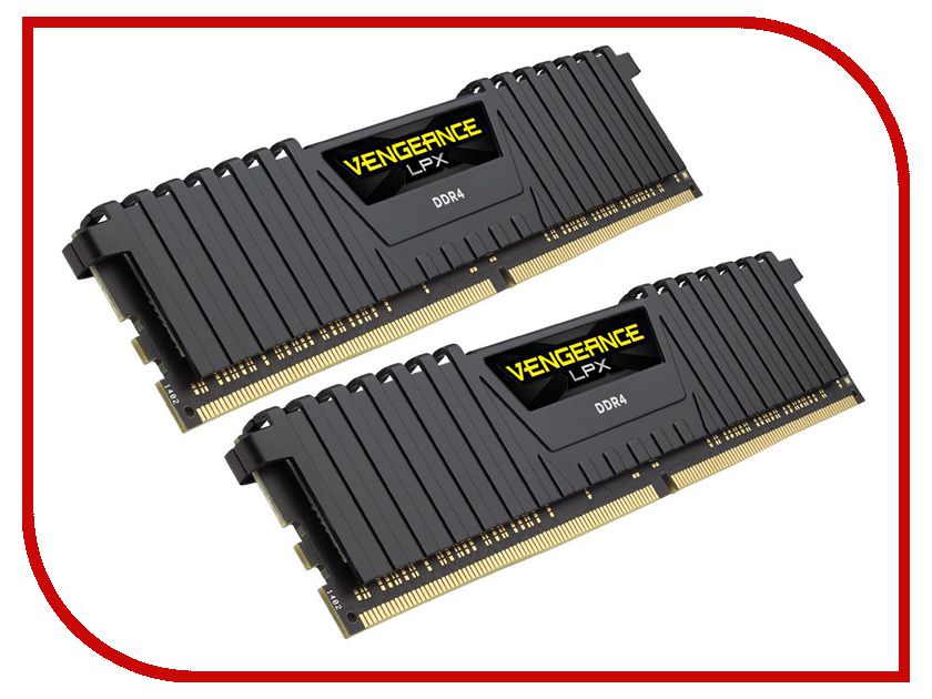 фото Модуль памяти Corsair Vengeance LPX DDR4 DIMM 2400MHz PC4-19200 CL16 - 32Gb KIT (2x16Gb) CMK32GX4M2Z2400C16