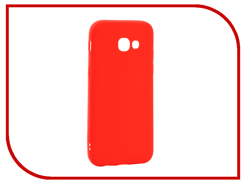 фото Аксессуар Чехол Samsung Galaxy A5 2017 Neypo Soft Matte Silicone Red NST2906