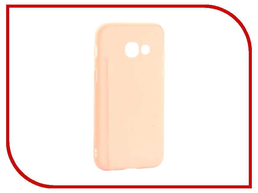 фото Аксессуар Чехол Samsung Galaxy A3 2017 Neypo Soft Matte Silicone Light Pink NST2918