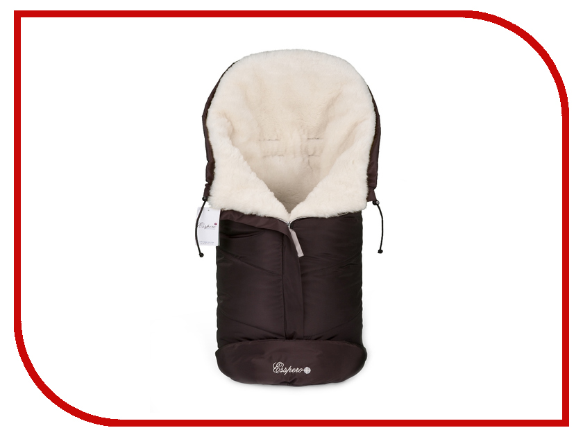 

Конверт в коляску Esspero Sleeping Bag White (натуральная шерсть) Chocolat RV52425-108068600