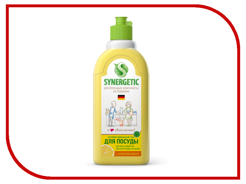 

Средство Synergetic Для мытья посуды 0.5L 4613720438877