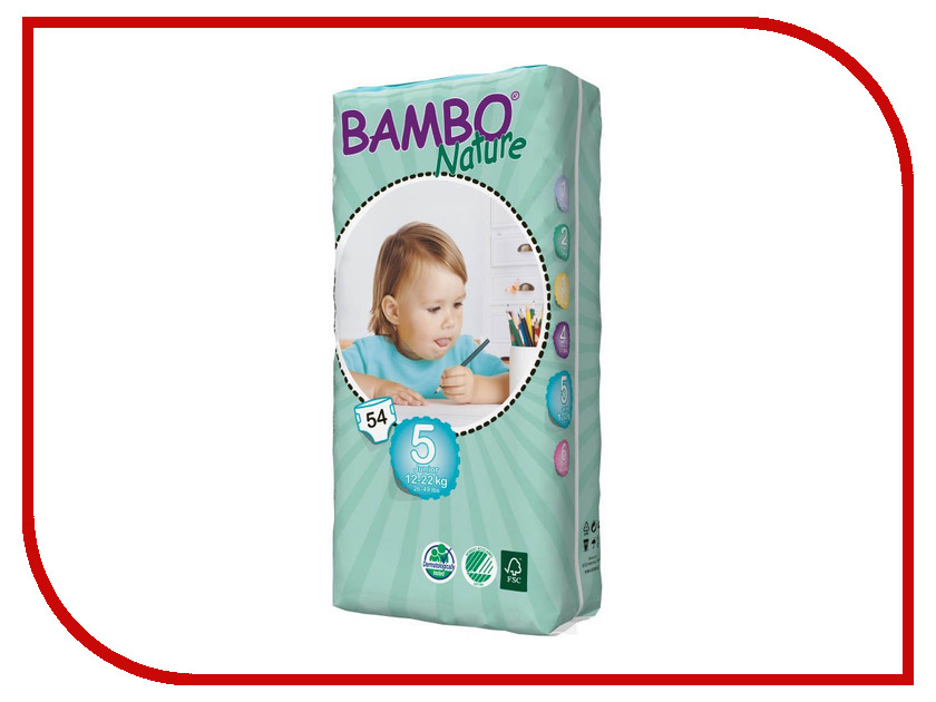 

Подгузники Bambo Nature Junior 12-22кг 54шт 310145