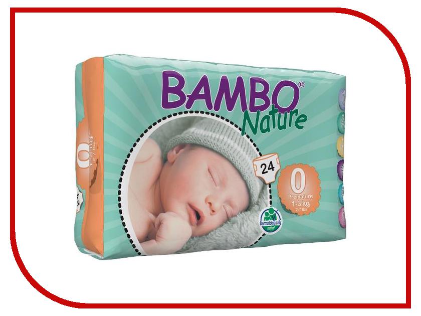 

Подгузники Bambo Nature Premature 1-3кг 24шт 310130