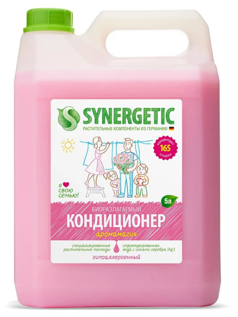 фото Кондиционер synergetic для белья 5l 4613720439089