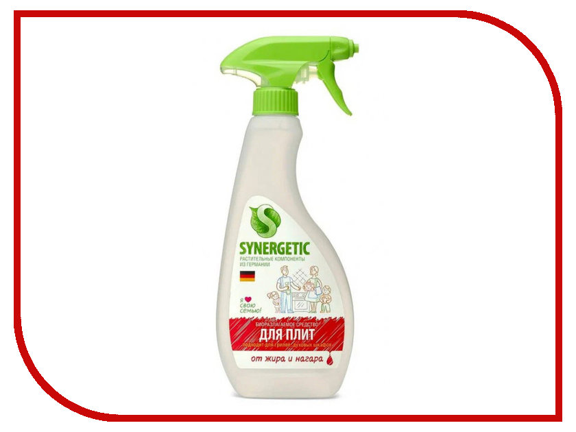 

Чистящее средство Synergetic Для плит 0.5L 4613720439003