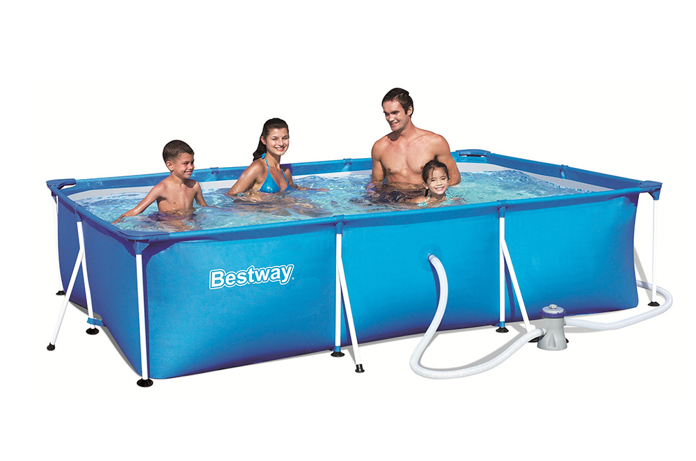 Бассейн Bestway Deluxe Splash Frame 56078/56411 аквапарк splash course мега 710 x 310 x 265 см 53387 bestway