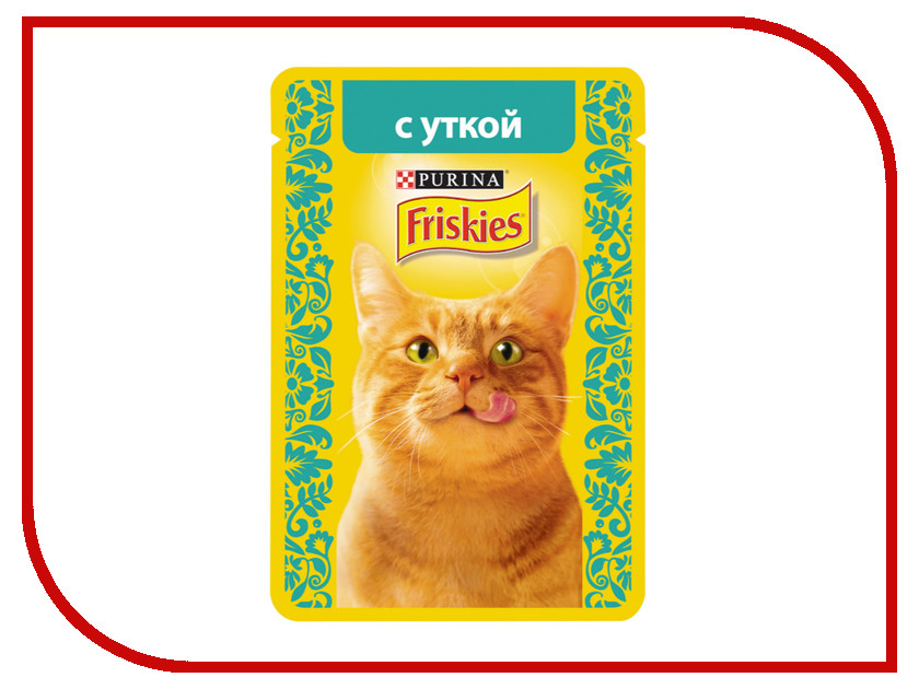 

Корм Friskies Adult Кусочки утки в подливе 85g для кошек 12261815