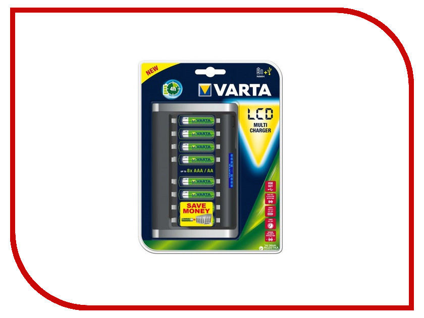 фото Зарядное устройство Varta LCD Multi Charger 57671101401