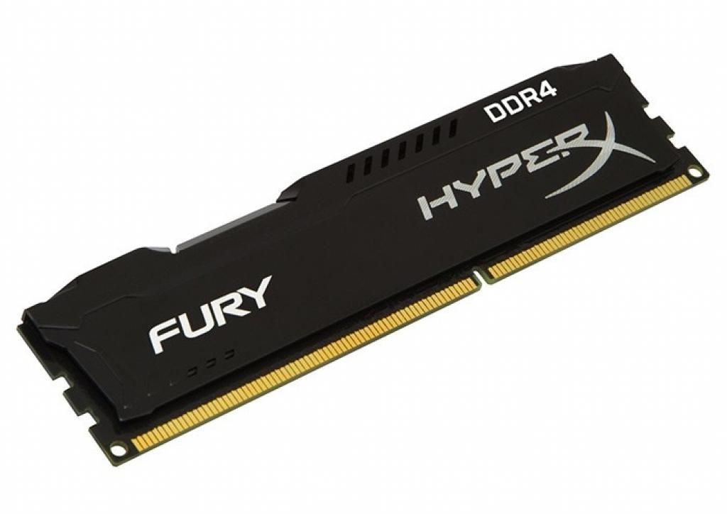 фото Модуль памяти Kingston HyperX Fury Black Series DDR4 DIMM 2666MHz PC4-21300 CL16 - 16Gb HX426C16FB/16