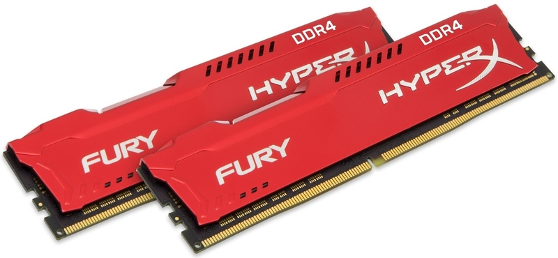 

Модуль памяти Kingston HyperX Fury DDR4 DIMM 2666MHz PC4-21300 CL16 - 32Gb KIT (2x16Gb) HX426C16FRK2/32, HX426C16FRK2/32
