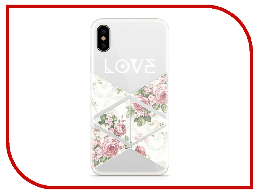 фото Аксессуар Чехол With Love. Moscow Silicone для Apple iPhone X Love 2 5007