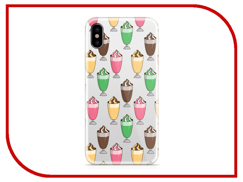 фото Аксессуар Чехол With Love. Moscow Silicone для Apple iPhone X Cocktails 5033