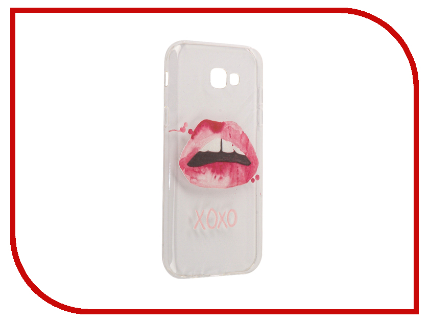 фото Аксессуар Чехол Samsung Galaxy A7 2017 With Love. Moscow Silicone Lips 5080