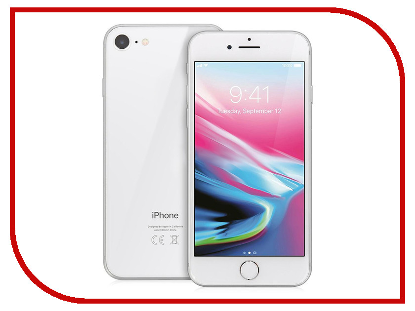 фото Сотовый телефон APPLE iPhone 8 64Gb Silver MQ6H2RU/A