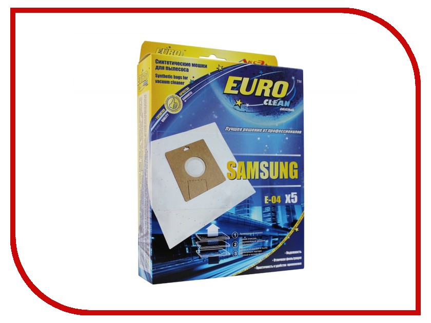 фото Аксессуар EURO Clean E-04/5 мешок-пылесборник для Samsung VP-95