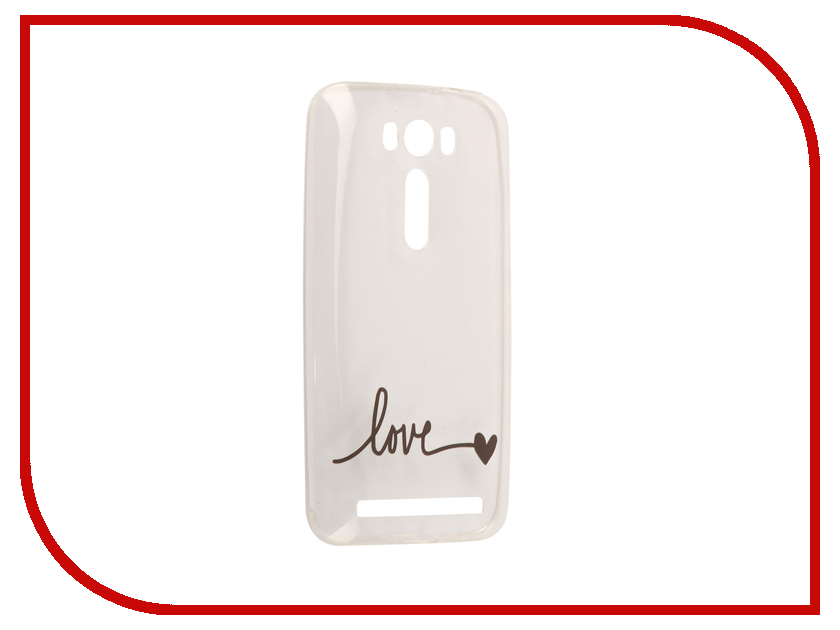 фото Аксессуар Чехол Asus ZenFone 2 ZE500KL Laser 5.0 With Love. Moscow Silicone Love 5792