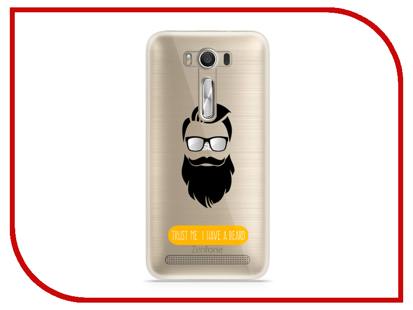 фото Аксессуар Чехол Asus ZenFone 2 ZE500KL Laser 5.0 With Love. Moscow Silicone Beard 5805