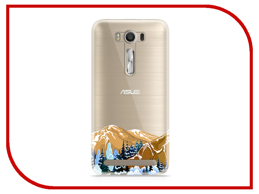 фото Аксессуар Чехол Asus ZenFone 2 ZE500KL Laser 5.0 With Love. Moscow Silicone Mountains 5806