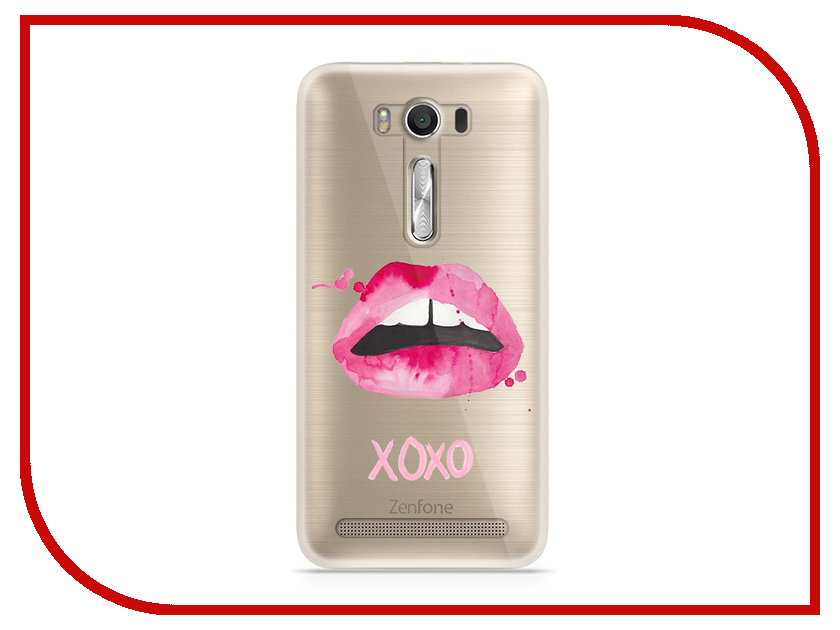 фото Аксессуар Чехол Asus ZenFone 2 ZE500KL Laser 5.0 With Love. Moscow Silicone Lips 5808