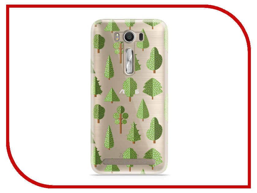 фото Аксессуар Чехол Asus ZenFone 2 ZE500KL Laser 5.0 With Love. Moscow Silicone Trees 5811