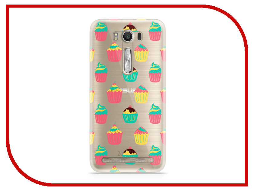 фото Аксессуар Чехол Asus ZenFone 2 ZE500KL Laser 5.0 With Love. Moscow Silicone Cupcakes 5813