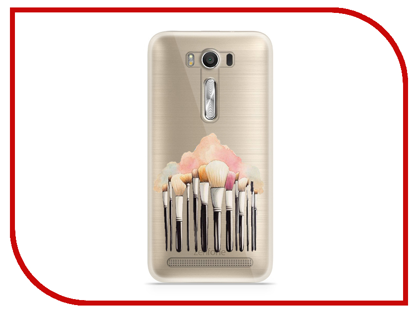 фото Аксессуар Чехол Asus ZenFone 2 ZE500KL Laser 5.0 With Love. Moscow Silicone Brushes 5814