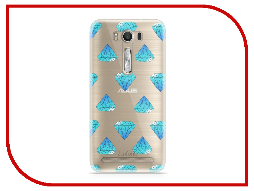 фото Аксессуар Чехол Asus ZenFone 2 ZE500KL Laser 5.0 With Love. Moscow Silicone Crystals 5819